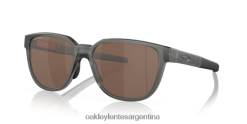 actuador (ajuste de puente bajo) 4LDTTV839 Lentes Prizm de tungsteno, montura gris humo mate. Oakley
