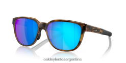actuador (ajuste de puente bajo) 4LDTTV840 lentes polarizadas prizm sapphire, montura carey marrón Oakley