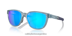 actuador (ajuste de puente bajo) 4LDTTV842 Lentes Prizm de zafiro, montura transparente lavada a la piedra. Oakley