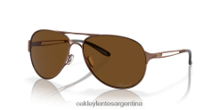 advertencia 4LDTTV508 lentes polarizadas bronce, montura morena Oakley