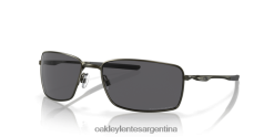 alambre cuadrado 4LDTTV495 lentes polarizadas grises, montura de carbono Oakley
