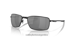 alambre cuadrado 4LDTTV497 lentes prizm negras, montura negra pulida Oakley