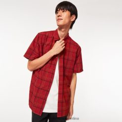 botón pacífico abajo ss 4LDTTV2536 cheque rojo hierro Oakley