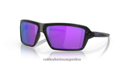 cables 4LDTTV672 lentes prizm violeta, montura tinta negra Oakley