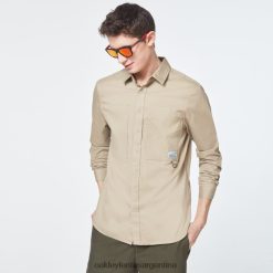 camisa con parche de ropa de trabajo 4LDTTV2402 safari Oakley