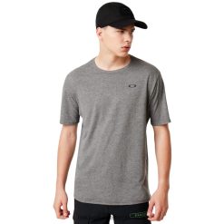 camiseta con bandera si 4LDTTV2398 gris jaspeado atlético Oakley