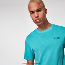 camiseta con logo b1b sobreteñida 4LDTTV2479 lago Verde Oakley