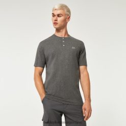 camiseta henley relajada 4LDTTV2203 nuevo gris atlético Oakley