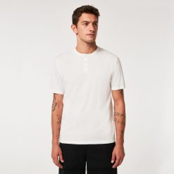 camiseta henley relajada 4LDTTV2205 blanco Oakley