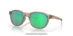 caña (ajuste de puente bajo) 4LDTTV660 lentes prizm jade, montura sepia mate Oakley