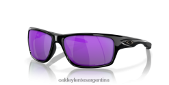 cantina 4LDTTV746 lentes polarizadas violeta iridio, montura negra pulida Oakley