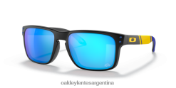carneros de los angeles holbrook 4LDTTV634 lentes prizm de zafiro, montura negra mate Oakley