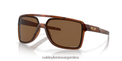 castillo 4LDTTV208 lentes prizm bronce, montura rootbeer Oakley