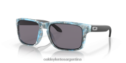 colección del santuario holbrook (ajuste de puente bajo) 4LDTTV806 lentes polarizadas prizm gris, montura sanctuary en forma de remolino Oakley