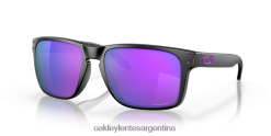 holbrook xl 4LDTTV10 lentes prizm violeta, montura negro mate Oakley