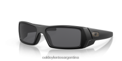 lata de gas 4LDTTV314 lentes grises, montura negra mate Oakley