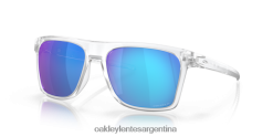 leffingwell 4LDTTV186 lentes polarizadas prizm sapphire, montura transparente mate Oakley
