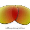 lente de repuesto crossrange r 4LDTTV1912 lentes polarizadas rubí iridio Oakley