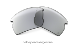 Lente de repuesto flak 2.0 (ajuste de puente bajo) 4LDTTV1862 lentes fotocromáticas de iridio de transparente a negro Oakley