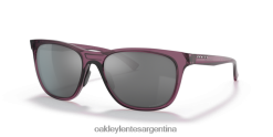 línea guía 4LDTTV1076 Lentes prizm negras, montura trans índigo. Oakley