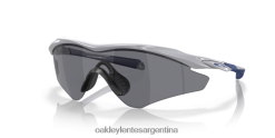marco m2 4LDTTV733 lentes grises, montura antiniebla pulida Oakley