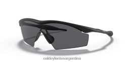 marco m 4LDTTV598 lentes grises, montura negra Oakley