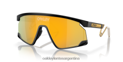 metal bxtr 4LDTTV93 Lentes prizm 24k, montura negra mate. Oakley