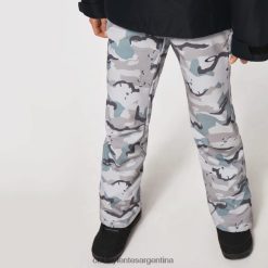 pantalón softshell para mujer 4LDTTV2799 b1b camuflaje gris Oakley