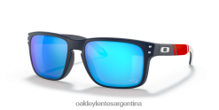 patriotas de nueva inglaterra holbrook 4LDTTV641 lentes prizm de zafiro, montura azul marino mate Oakley
