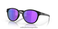 pestillo 4LDTTV853 lentes prizm violeta, montura negro mate Oakley