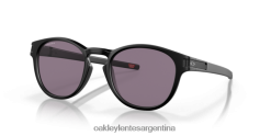 pestillo 4LDTTV854 lentes prizm gris, montura negra mate Oakley