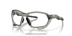 plazma (ajuste de puente bajo) 4LDTTV585 Lentes fotocromáticas de iridio de transparente a negro, montura de tinta gris Oakley