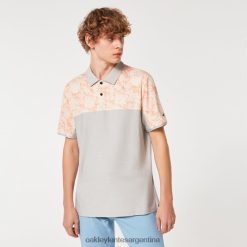 polo bloque de arena 4LDTTV2183 naranja suave Oakley