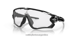 quebrador de fauces 4LDTTV400 Lentes fotocromáticas de iridio de transparente a negro, montura negra pulida Oakley