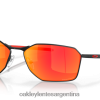 savitar 4LDTTV543 Lentes Prizm Ruby, montura negra satinada. Oakley
