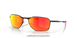savitar 4LDTTV543 Lentes Prizm Ruby, montura negra satinada. Oakley