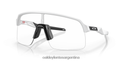 sutro lite 4LDTTV231 Lentes fotocromáticas de iridio de transparente a negro, montura blanca mate Oakley