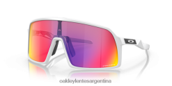 sutro s 4LDTTV276 Lentes prizm road, montura blanca mate Oakley