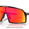 sutro s 4LDTTV280 Lentes Prizm Ruby, montura negra pulida. Oakley