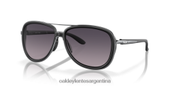 tiempo fraccionado 4LDTTV439 lentes prizm gris degradado, montura negra aterciopelada Oakley