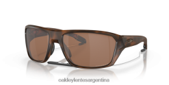 tiro dividido 4LDTTV297 Lentes polarizadas Prizm de tungsteno, montura carey mate. Oakley