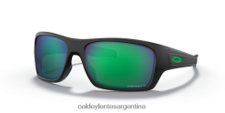 turbina 4LDTTV430 Lentes polarizadas prizm jade, montura negra mate Oakley