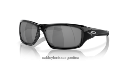 válvula 4LDTTV773 lentes de iridio negro, montura negra pulida Oakley